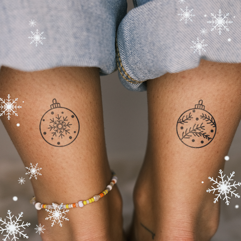 Two Snow Globes Tattoo