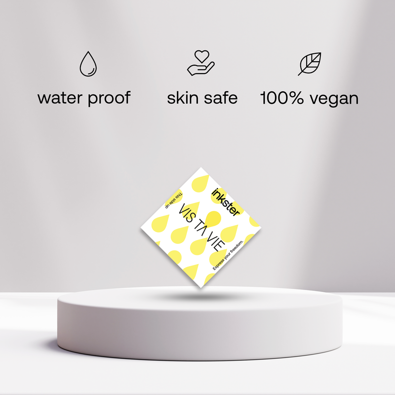 Vis Ta Vie New Technology Temporary Tattoo inkster Inkster