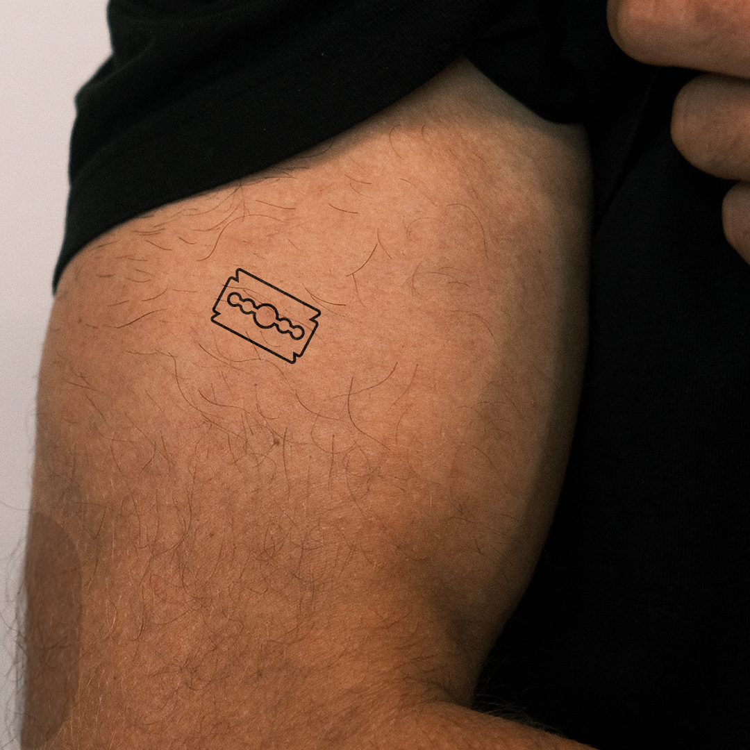 Razor blade - New Technology | Temporary Tattoo | inkster – Inkster