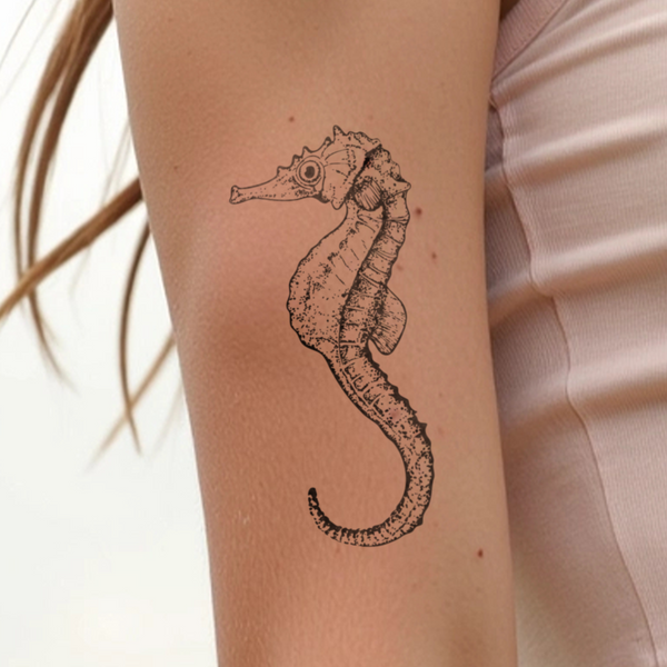 Großes Seepferdchen Tattoo