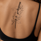 Kitsune Katana Tattoo