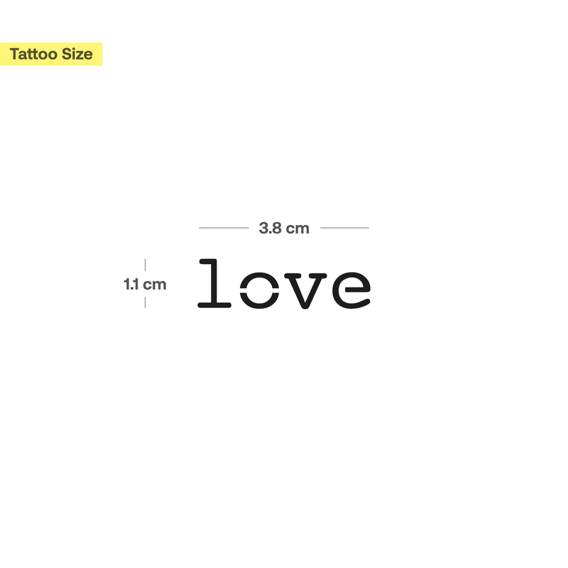 Infinite Love Tattoo - Twin Pack 