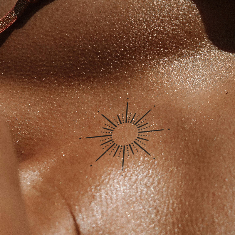 Sun Ornament Tattoo 