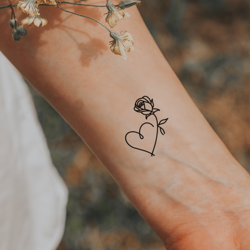 Heart and Rose Tattoo Ideas You’ll Love