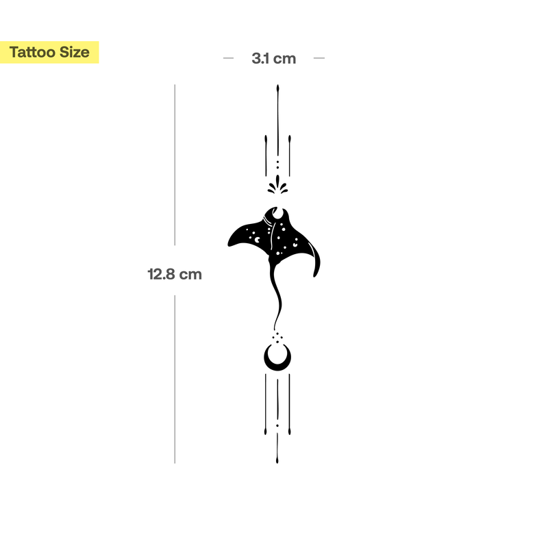 Manta Rochen Ornamente Tattoo