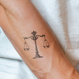 Scales of Justice Tattoo