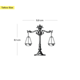 Scales of Justice Tattoo