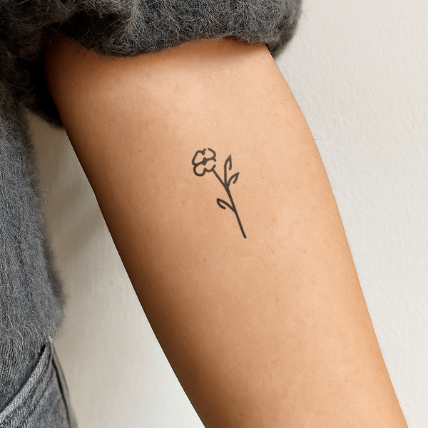 Small Flower Tattoo 