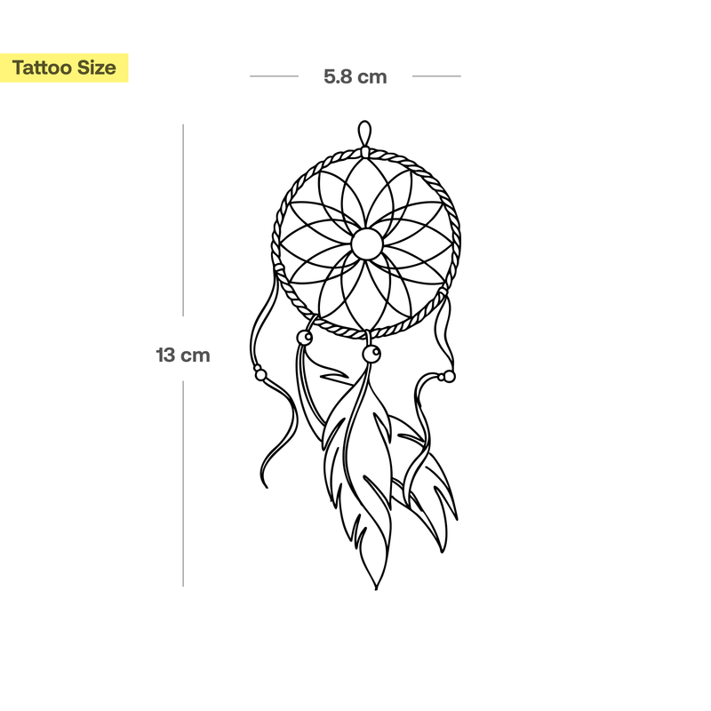 Großer Traumfänger Tattoo