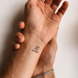 We Are Water Tattoo