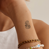 Abstract Wave Tattoo