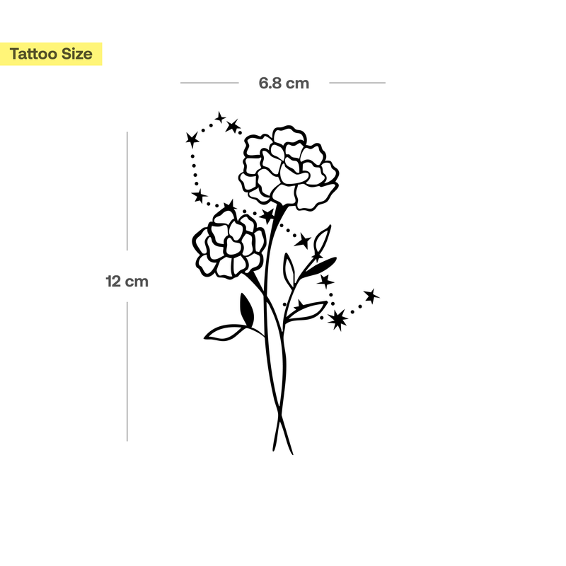 Geburtsblumen & Sternzeichen Kombination