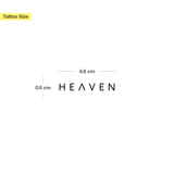 Balance &amp; Heaven Tattoo - Double Pack 