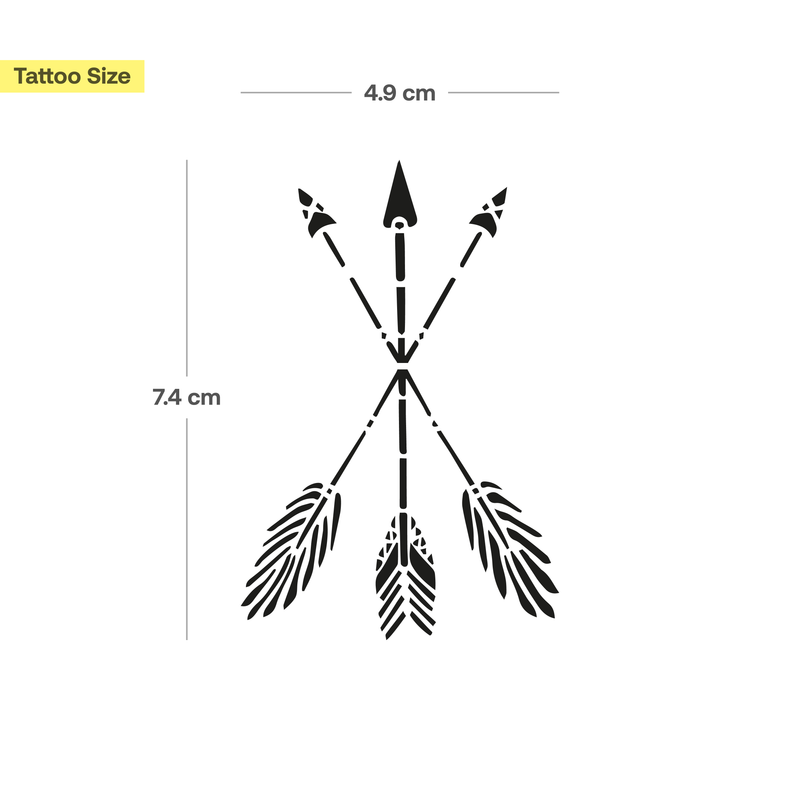 Jungle Arrows Tattoo 