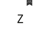 Z - Capital Letter Tattoo 