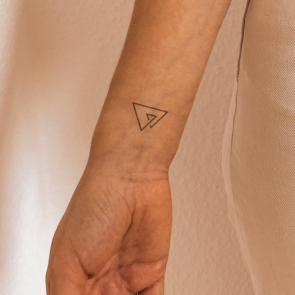 Triangle Mountains Tattoo 