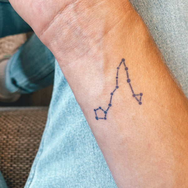 Capricorn Constellation Astrology with Sign Symbol