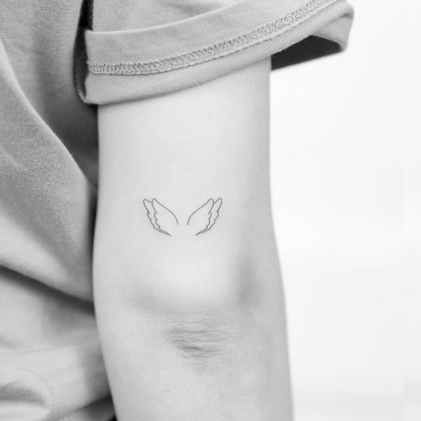 Small Wing Patterns Small Wing Tattoo